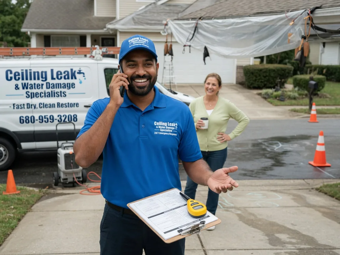 Ceiling Leak Cleanup Whitney Point, NY FAQs
